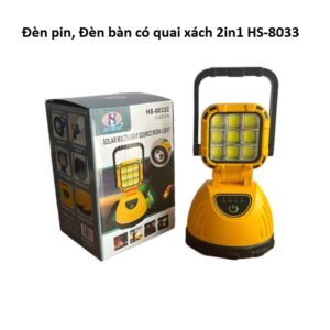 Đèn pin, Đèn bàn có quai xách 2in1 HS-8033//1