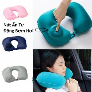 Gối Chữ U Tự Động Bơm Hơi