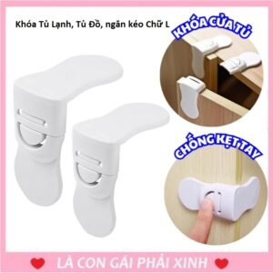 Khóa Tủ Lạnh, Tủ Đồ, ngăn kéo Chữ L