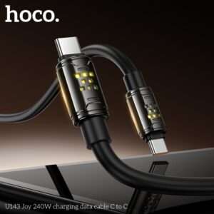 Cáp Sạc Nhanh 240W Hoco U143 (2 đầu type-c)