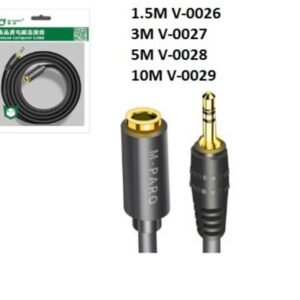 Cáp 3.5 nối dài M-paro V-0026. 1M5/ V-0027 3M/ V-0028 5M/ V-0029 10M - V-0026 Dài 1M5