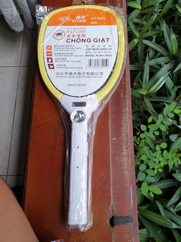 Vợt Muỗi Điện Tử Keyang Ky-3025 Hình Nắm Đấm Chống Giật | Lazada.vn