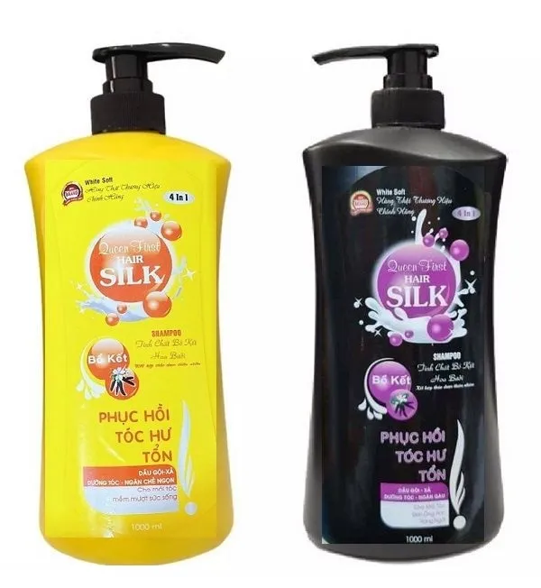 (Combo 2 Chai) Dầu Gội Đầu Bồ Kết Phục Hồi Tóc Hư Tổn SILK 1000ml!- Dầu Gội Đầu Chính Hãng - Dầu Gội Đầu Nhập Khẩu - Dầu Gội Đầu Thái Lan - Ngăn Rụng ...