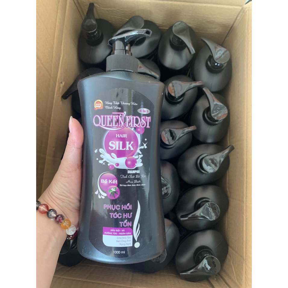 Dầu gội xả bồ kết hoa bưởi Silk 1000ml SIÊU KHUYẾN MÃI - Tóc Đẹp | Toc.vn