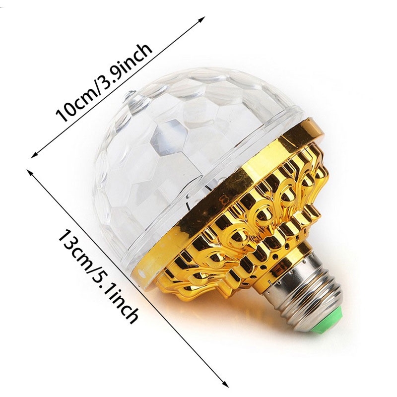 Đèn Led 7 màu tự xoay cả nắp, Đèn Led vũ trường, Đèn Led 7 màu