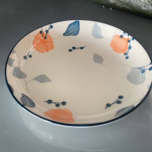 Dĩa họa tiết - 20cm