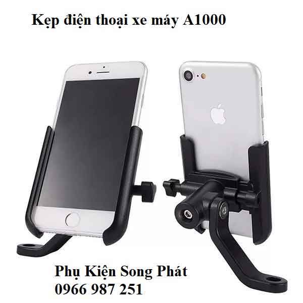 Giá đỡ điện thoại xe máy chống rung A1000 loại xịn