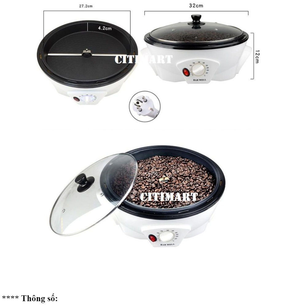 Máy rang cà phê đa năng Máy rang cafe mini điện tự động Nồi Rang Ngũ Cốc  Mini Tại Nhà Không Sợ Bị Cháy Sản Phẩm Cách Nhiệt - Lazada | Lazada.vn