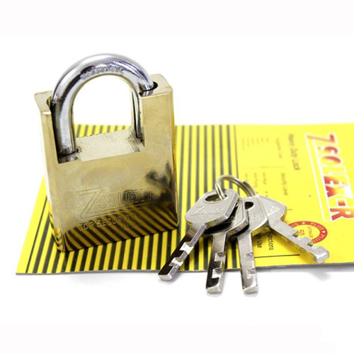 Ổ Khóa Zsolex Chống Cắt Đúc Nguyên Khối Usa Loại 50x75Mm Kèm 4 Chìa Khóa - 10823