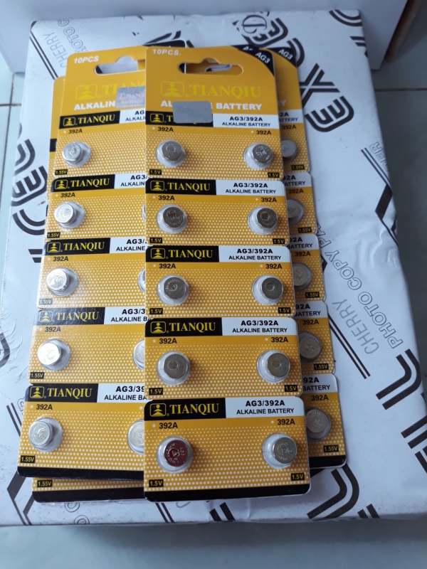 Vỉ 10 Viên Pin Ag3/lr41H/392A Tianqiu 1.5V | Giasibienhoa.com