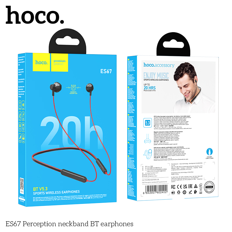 Tai nghe Bluetooth đeo cổ Perception ES67