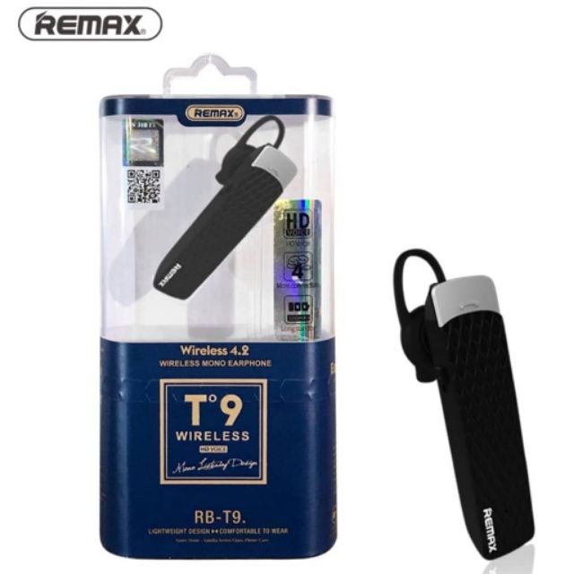 Rb T9 Bluetooth Price Remax RB-T9 HD Voice Bluetooth Headset Shopee Malaysia