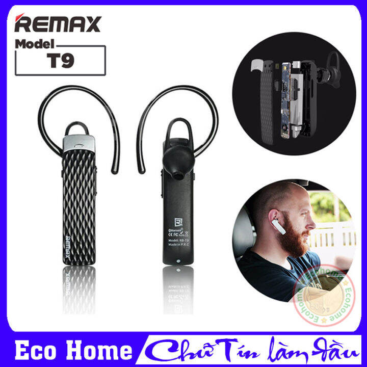 Pin cực trâu] Tai nghe Bluetooth Remax RB-T9 HD Voice, Tai Nghe Không Dây Bluetooth