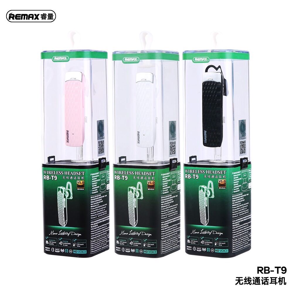 Remax RB-T9 หูฟังบลูทูธ ไร้สายแบบข้างเดียว Bluetooth - PP8350 - ThaiPick