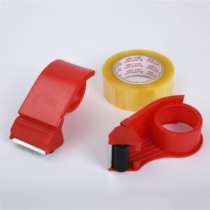 Băng Keo Dán Thùng (Vàng, Trong) 200 da và 100 da (Lốc 6 cuộn Hoặc 1 Cuộn)/ Dụng Cụ Cắt Băng Keo Lớn - Cắt Băng Keo Lớn