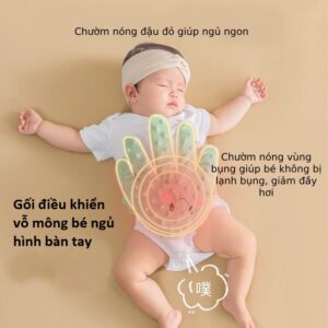 Gối điều khiển vỗ mông bàn tay vỗ bé ngủ