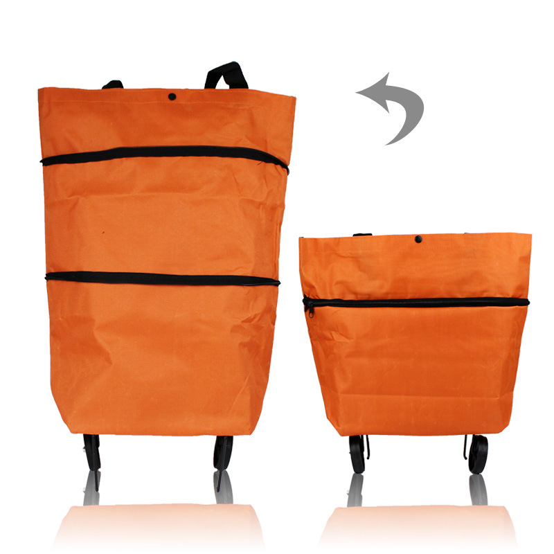 Xe kéo đi chợ dạng túi dài có bánh xe