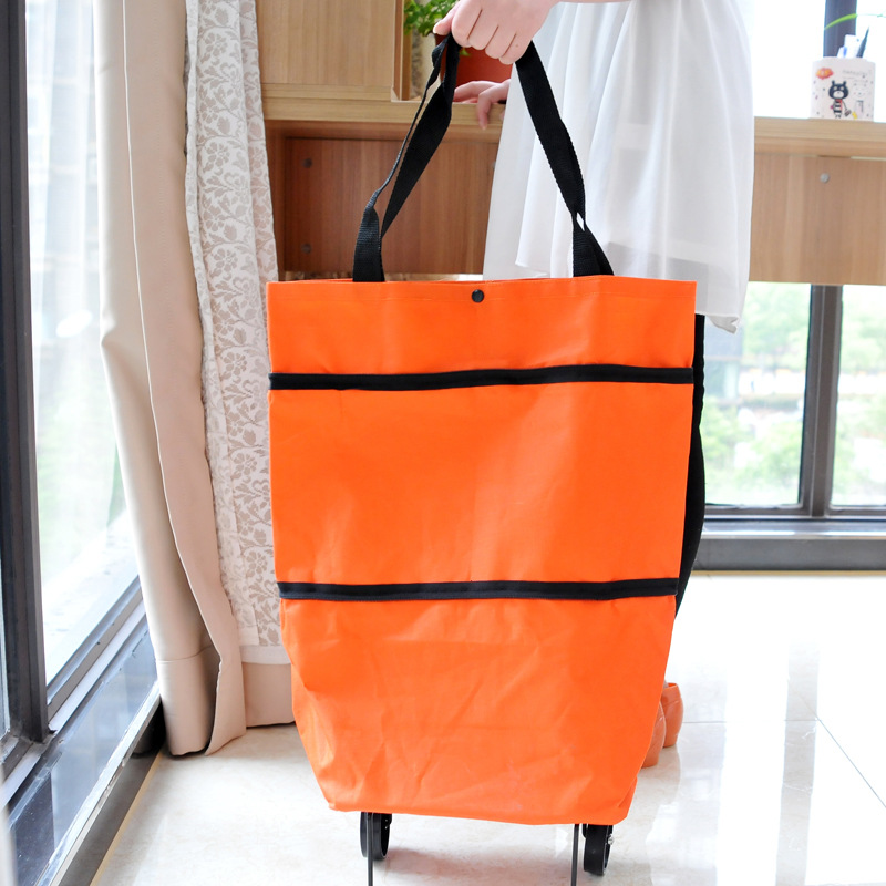 Xe kéo đi chợ dạng túi dài có bánh xe