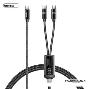 Cáp sạc nhanh 100W Type-c ra (2 đầu Type-c) Remax RC-092T. G.itx3