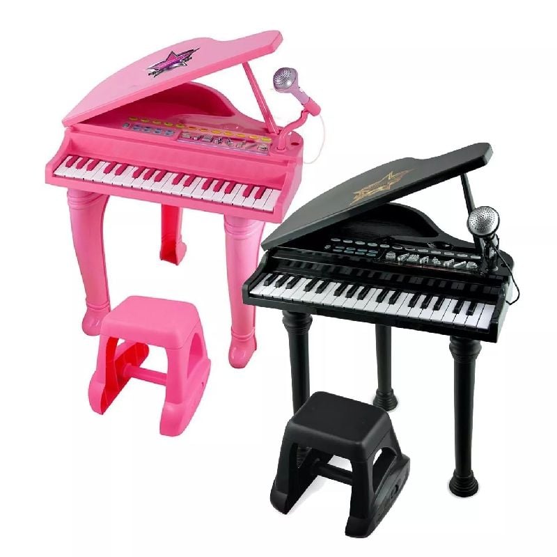 Bộ đồ chơi Đàn Piano bằng nhựa có Micro 2045G hồng hiệu Winfun| snbsho –  Soc&Brothers