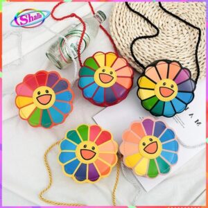 Túi đeo chéo thời trang cho bé hoa mặt trời///DL