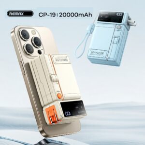 Pin Dự Phòng Sạc Nhanh 30W Remax CP-19 20.000mah. G.itx2. HDDT