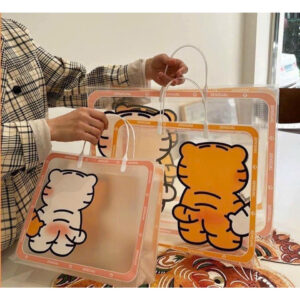 Set 3 túi mua sắm bằng nhựa PP hình hổ///DL sale sale