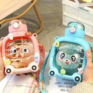 Bình Nước Vuông Hình Gấu 1000ml///DL