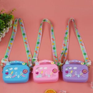 Túi silicone đeo chéo mini họa tiết hoạt hình Stitch/Pokemon///DL
