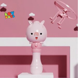 chong chóng bắn bóng quay bay lên không trung hình heo///DL///1