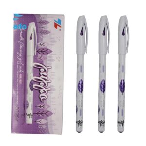 (Hộp 20 Cây) Bút Gel Puppo Gel-027 TÍM