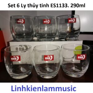 Set 6 Ly thủy tinh ES1133. 290ml///1