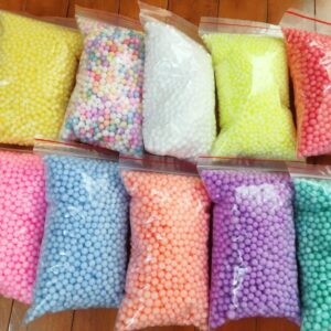 gói hạt xốp màu cỡ 2-3mm///DL