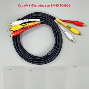 Cáp AV 6 đầu bông sen 3M65 TCA001///DL///12