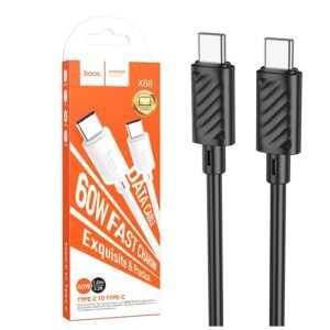 Cáp Sạc Nhanh 60W Hoco X88 (2 Đầu Type-c)