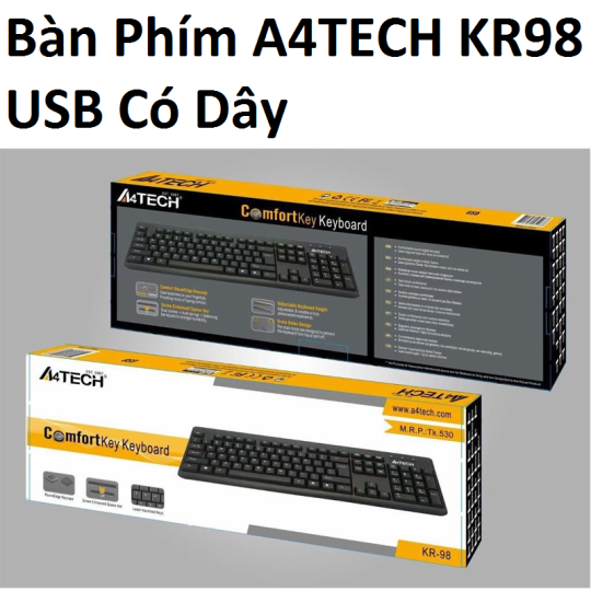 Bàn Phím A4TECH KR-98 USB Có Dây - Như Người Bạn