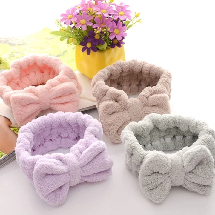 Băng đô hình nơ cài tóc nhiều màu dể thương