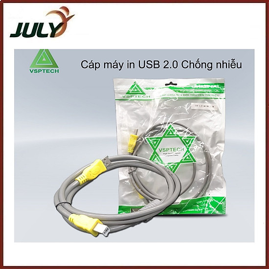 Mua Cáp Máy in VSPTECH 2.0, Chống Nhiễu - JL -HÀNG CHÍNH HÃNG - 1.5M tại Công Nghệ July