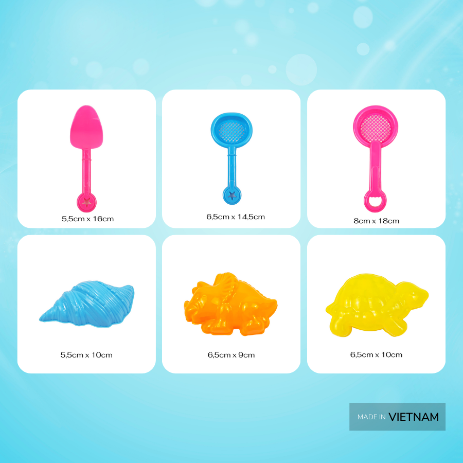 Đồ chơi xô đi biển HT904