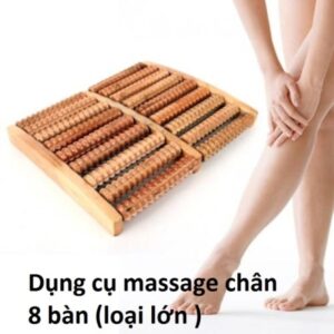 Dụng Cụ Massage Chân 8 Thanh Gỗ