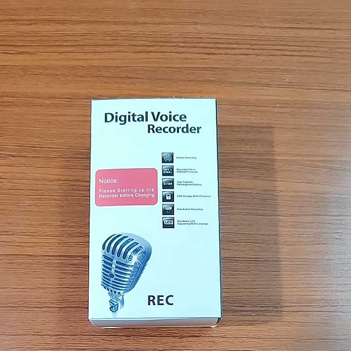 8GB Digital Audio Voice Recorder Device & Mini MP3 Player