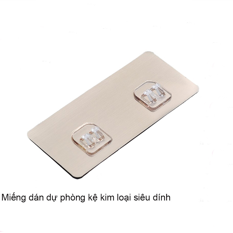 Combo 2 miếng dán đôi đa năng - Kệ để đồ nhà tắm - Kệ hình chữ nhật Móc dán kệ nhả kem kệ góc tường - Móc đơn móc đôi trong suốt | Lazada.vn