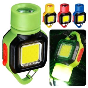 Đèn móc khóa di động sạc USB chống nước DF-668 (nhiều màu)