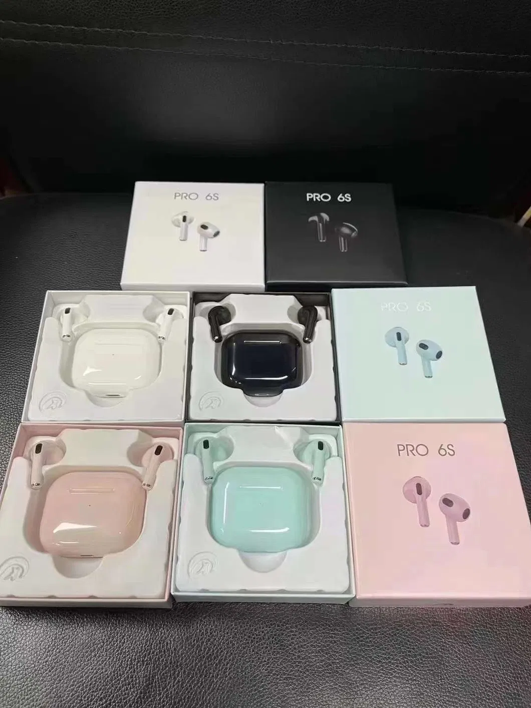 PRO 6s New Arrival Tws Earbuds Ture Wireless bluetooth Headphones Stereo Auto Pairing Tws Earbuds Earphones