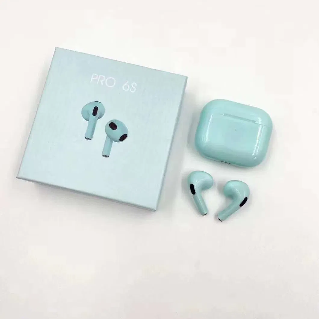 PRO 6s New Arrival Tws Earbuds Ture Wireless bluetooth Headphones Stereo Auto Pairing Tws Earbuds Earphones