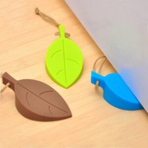 Dụng cụ chặn cửa silicone hình chiếc lá cây