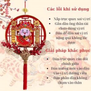 Liễn Ông Thần Tài Lắc Hình Tròn///DL///1
