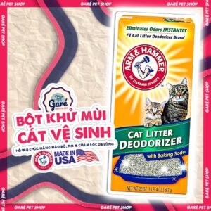 Bột Khử Mùi Cát Mèo Arm & Hammer 567g với Baking soda