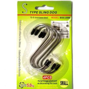 Set 4 Móc Sắt Chữ S Inox