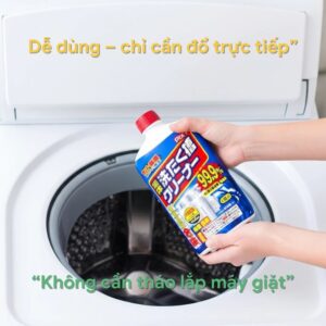 Chai nước tẩy lồng máy giặt Nội địa Nhật Bản 400ml